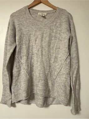 LOGG Cozy Crewneck Pullover Sweater - Light Gray | M